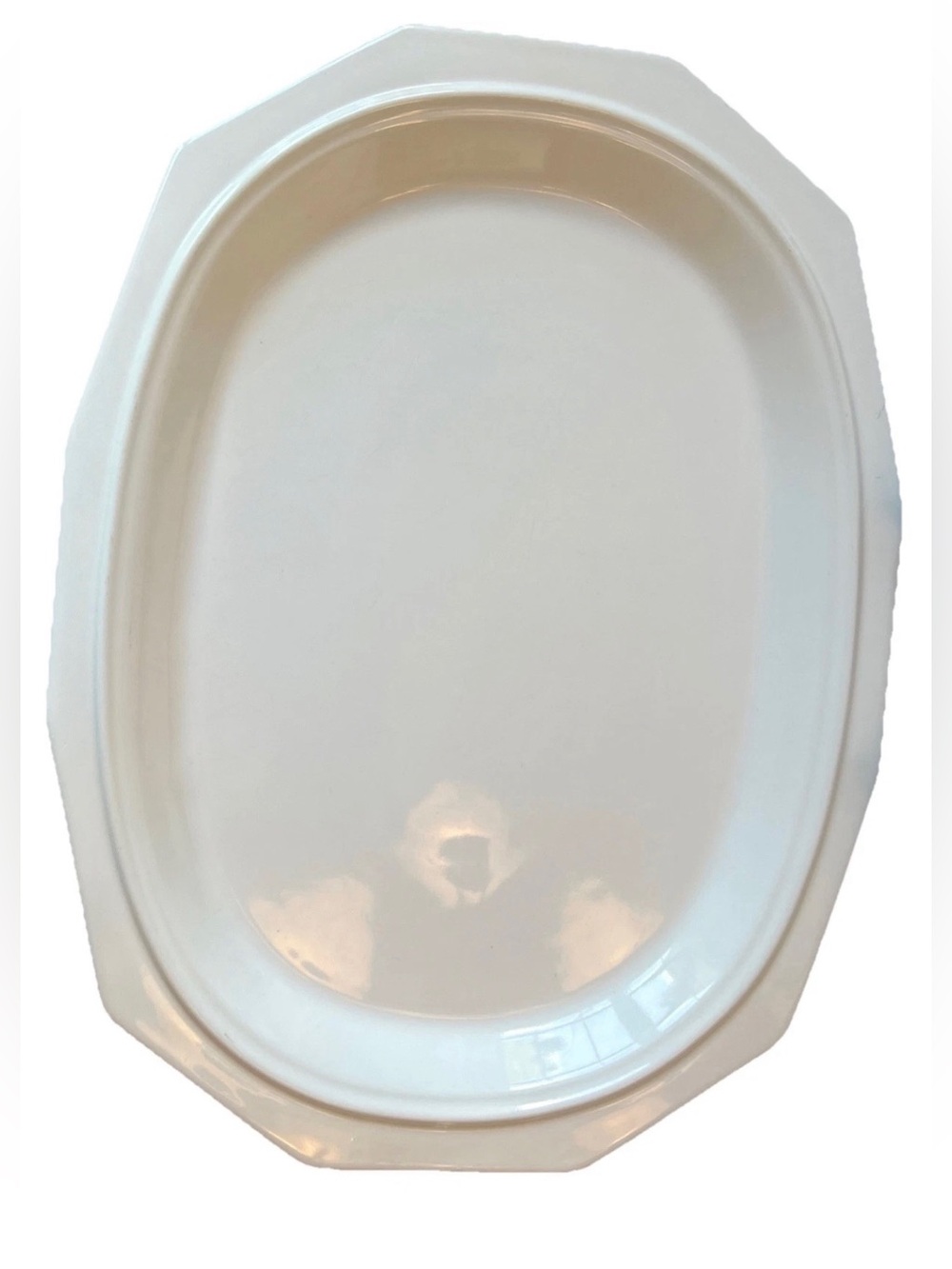 Pfaltzgraff Heritage White - 14 Inch - 12 Sided Oval Serving Platter